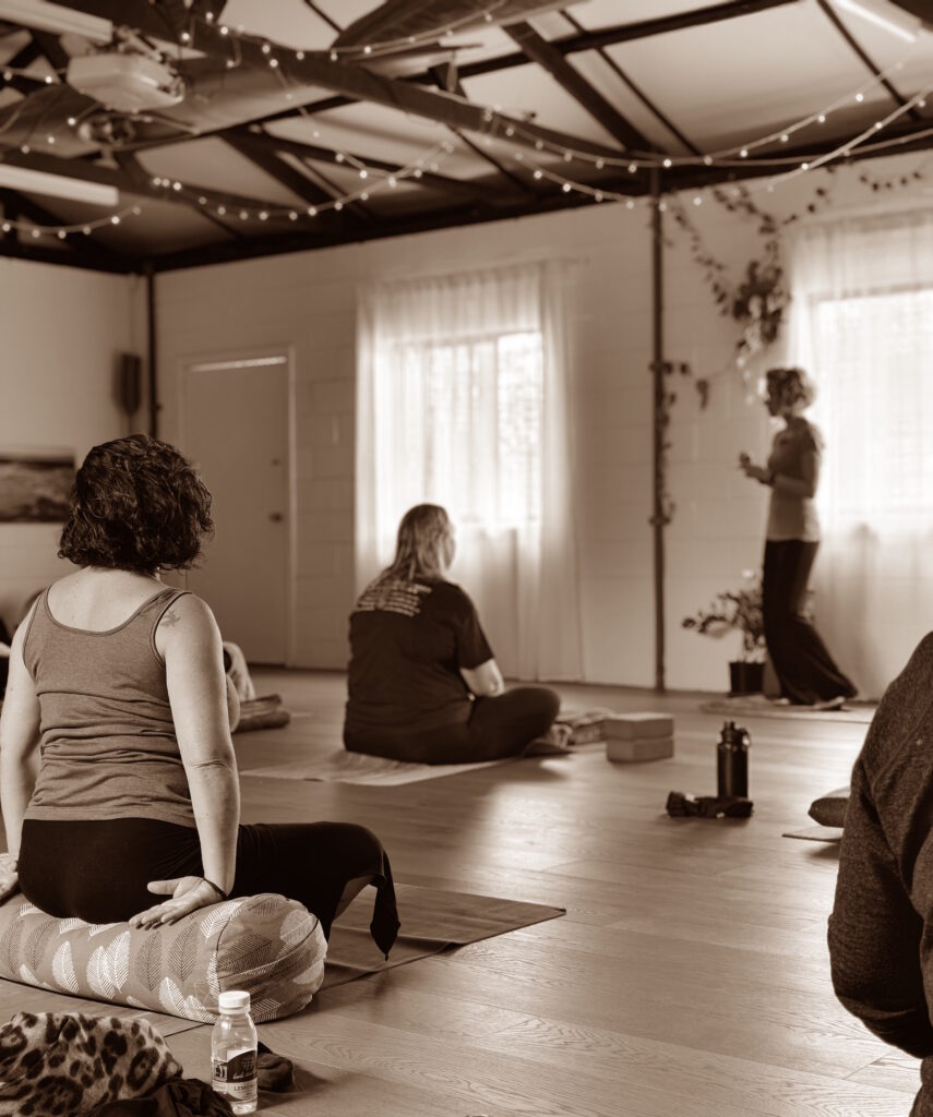 Somatic yoga and breathwork session in Marrickville, Sydney